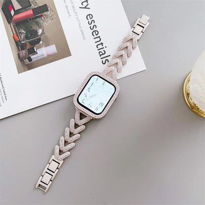 Diamond Metal Strap for Apple Watch