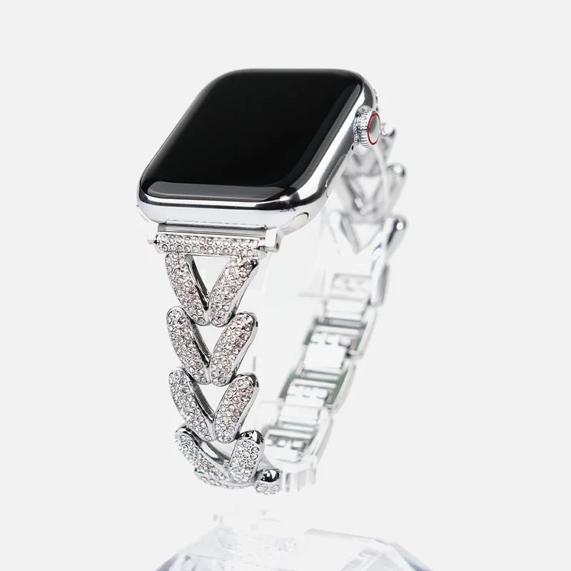 Diamond Metal Strap for Apple Watch