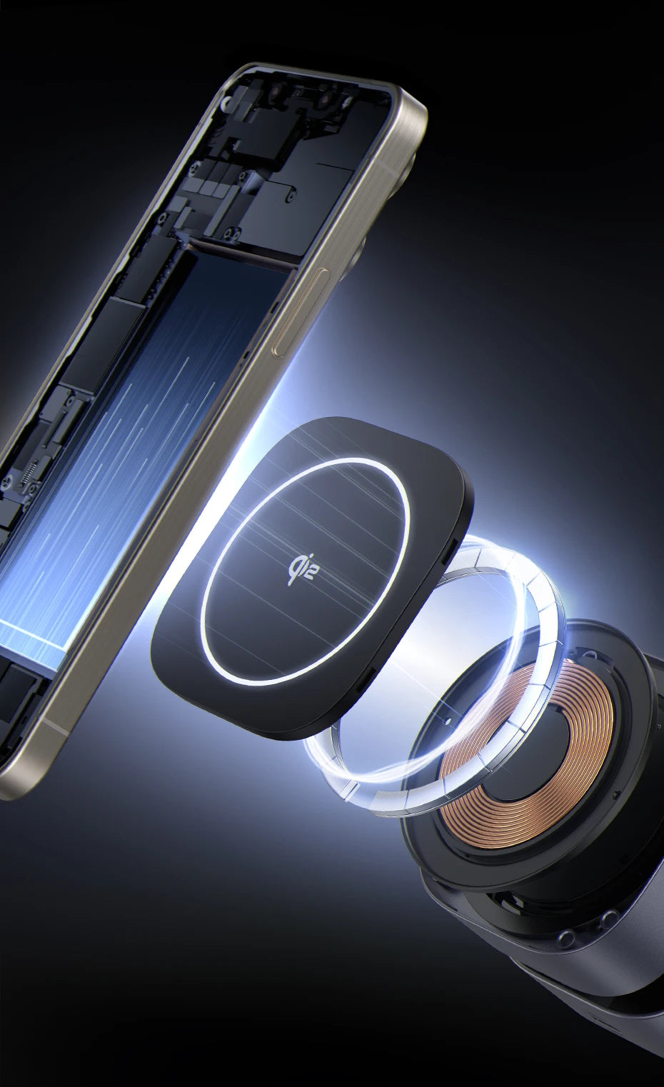 UGREEN Qi2 25W Magnetic Wireless Charger Stand 2-in-1