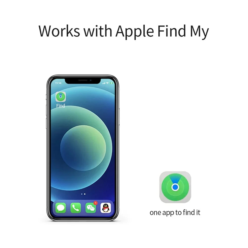 Smart Bluetooth Tracker Compatible con Apple Find My (AirTag iOS)