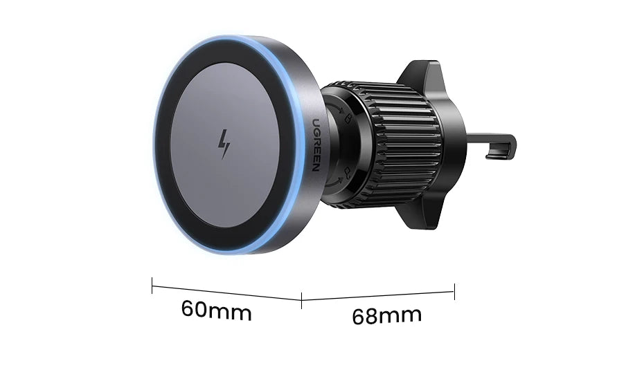 UGREEN Qi2 15W Magnetic Car Phone Holder Charging for Magsafe