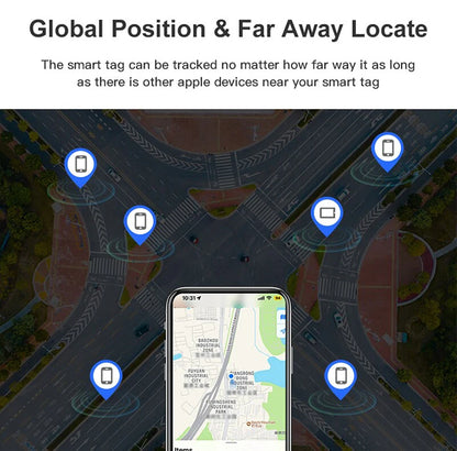 Smart Bluetooth Tracker Compatible con Apple Find My (AirTag iOS)