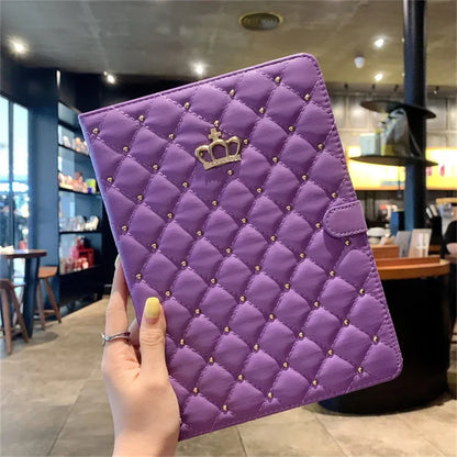 Luxury Crown Bling Diamond Case for iPad